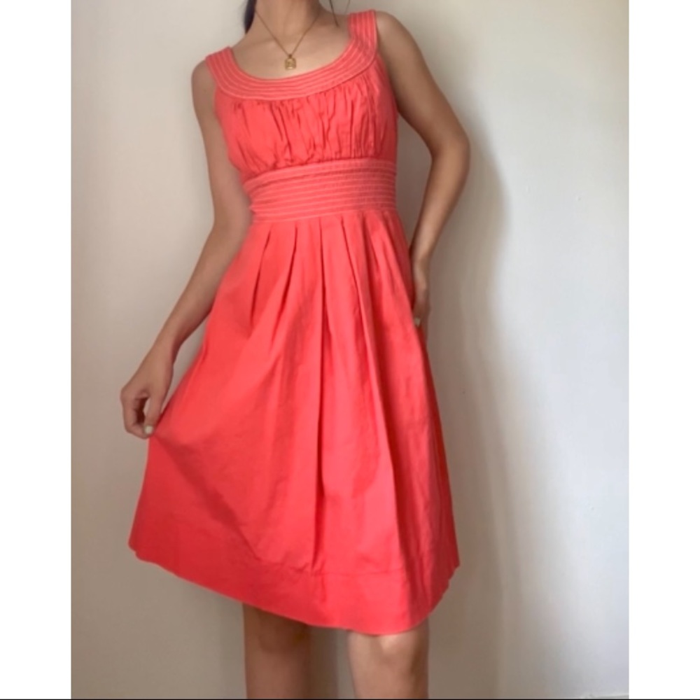 Salmon Pink Midi Dress 🍣☀️👠
